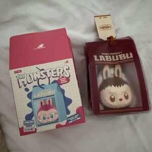 Labubu The Monsters Kids Plush Toy - Brown and White